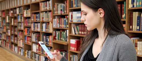 Indoor navigation helps people to find their way round libraries