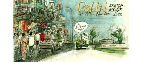 Delhi-Sketchbook