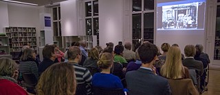 Audience of the live streaming event in the library