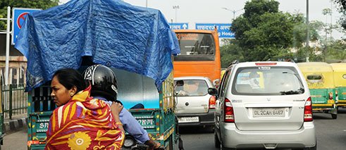 Verkehr in Delhi