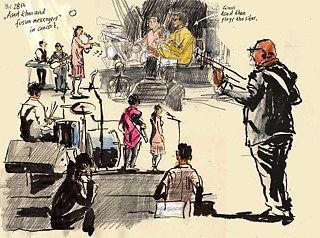 Asad Khan and fusion messengers