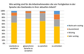 Fertigkeiten – Ergebnis aus dem Fragebogen der Arbeitnehmenden