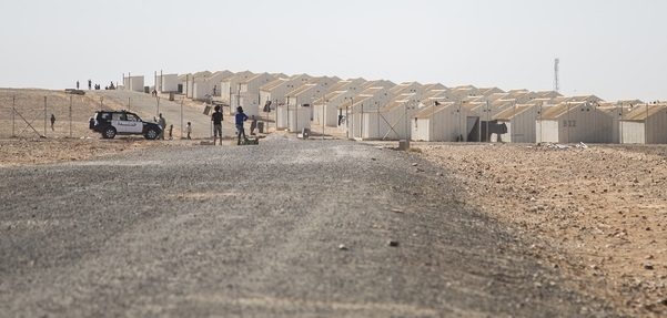 Das Flüchtlingslager für syrische Flüchtlinge Azraq