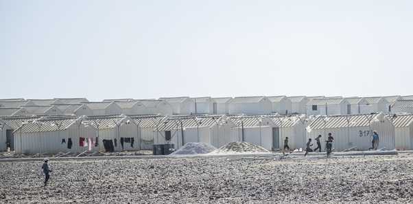 Das Flüchtlingslager für syrische Flüchtlinge Azraq