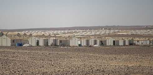 Das Flüchtlingslager für syrische Flüchtlinge Azraq