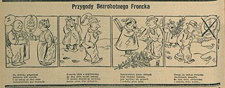 Franciszek Struzik: „Bezrobotny Froncek“ w: „Siedem Groszy“ 1937; źródło: z prywatnego archiwum Adama Ruska