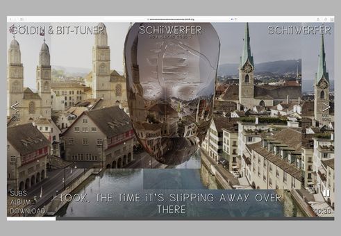 Knoth&Renner | Schiiwerfer | Album-Webseite für die Schweizer Musiker Göldin & Bit-Tuner, mit !Mediengruppe Bitnik
