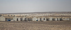 Das Flüchtlingslager für syrische Flüchtlinge Azraq 