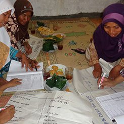 Budget and expenditures of a village (APB Desa) for strengthening the role of women 