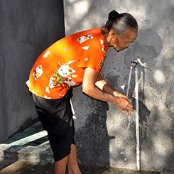 Nutzung der Finanzen zur Bereitstellung von sauberem Trinkwasser und sanitären Einrichtungen (PAMSIMAS) 