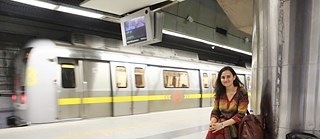 On tour with Saskya in the metro