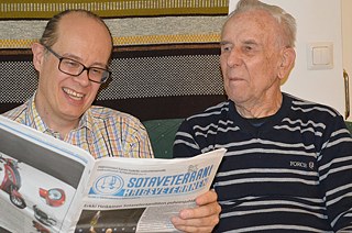 "Der Tag wird immer ein wenig sonniger, wenn Jyrki zu Besuch kommt", sagt Eero.