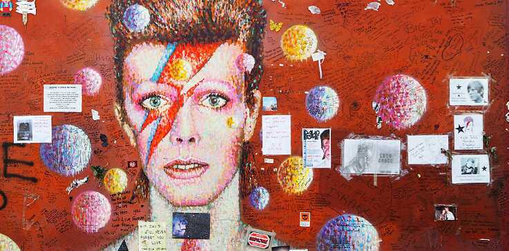 David Bowie graffiti by Jimmy C 