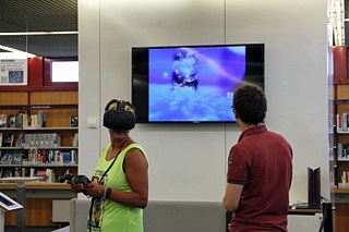 HTC Vive glasses in the Cologne Municipal Library