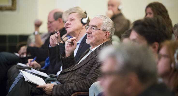 Marie-Claude Souaid beim Mitteleuropäischen Forum
