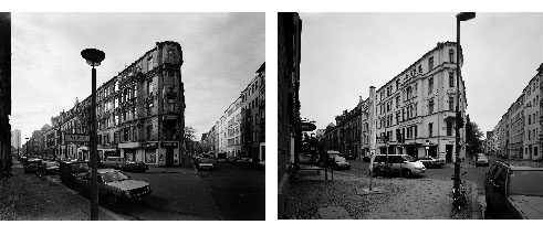 Berlin, Tucholskystr. 1992 und 2002