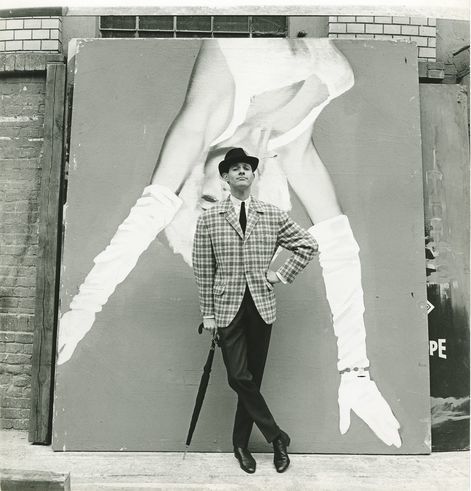 Rico Puhlmann: uli richter men-modell Photograph taken for the journal Constanze Mode, 1973 