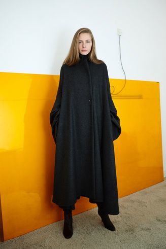 Michael Sontag: Coat with overlaid sleeves, 2016