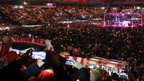 Since 2013 the stadium is filled to the brim