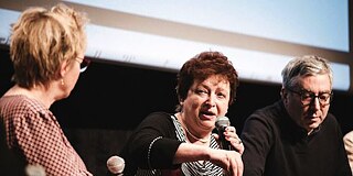 Béatrice Delvaux, Vladimira Dvorakova und Didier Eribon. 