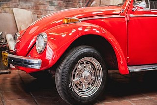 Eine Volkswagen-Insel mitten in Bogotá