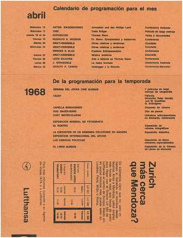Programa institucional.