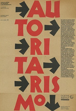 Ciclo Charlas Autoritarismo. 1990.
