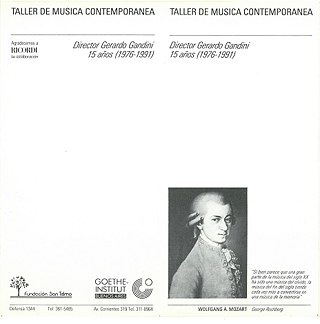 Taller de Música Contemporánea con Gandini. 1991.