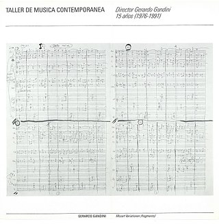 Taller de Música Contemporánea con Gandini. 1991.