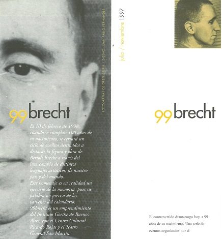 100 años Bertolt Brecht. 1997.