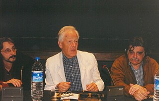 Hans Jürgen Syberberg junto a Horacio González. 1999.