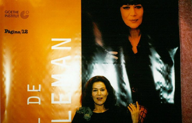 Hannelore Elsner en el II Festival de Cine Alemán. 2001.