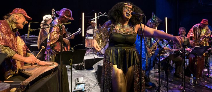 Das Sun Ra Arkestra bei der Alien Disco der Münchner Kammerspiele