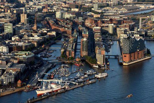 Arial Photograph Elbphilharmonie