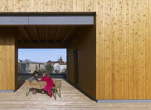 Projekt 3xgrün in Berlin-Pankow | IfuH Institut für urbanen Holzbau mit atelier pk, roedig.schop architekten, rozynski_sturm architekten