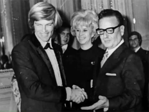 Dean Reed con Allende