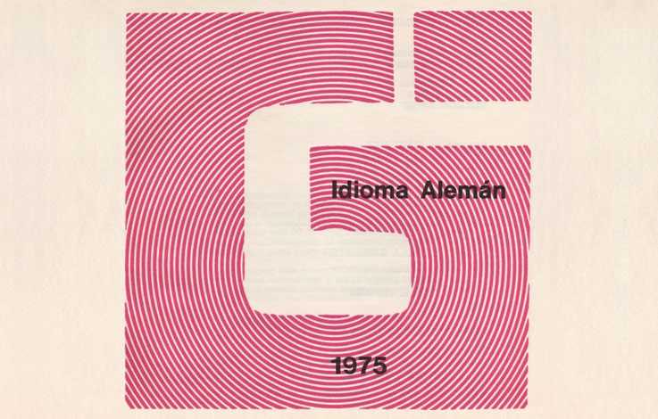 Folleto de los cursos de alemán del Goethe-Institut de Buenos Aires. 1975