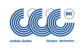 Detalle del programa mensual de Octubre y Noviembre de 1986 del Goethe-Institut Buenos Aires.