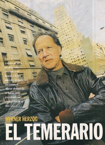 Werner Herzog visita la Argentina. Retrospectiva en el GI . 1997.
