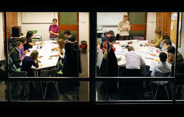 Clases de alemán en las aulas del Goethe Institut Buenos Aires