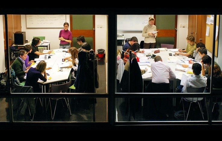 Clases de alemán en las aulas del Goethe Institut Buenos Aires