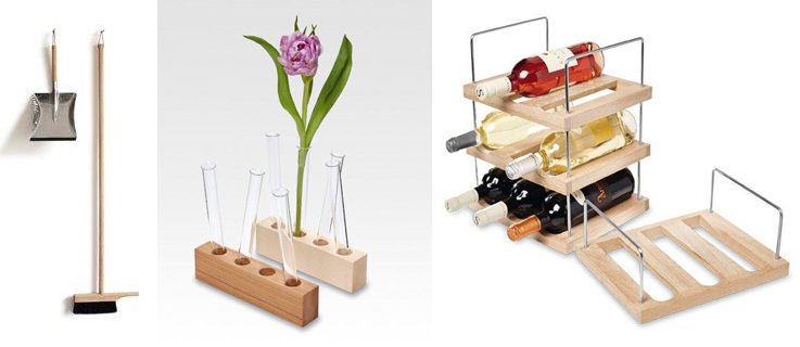 Sweep set/side by side; Wooden vase series/Fairwerk; Wine rack/Fairwerk