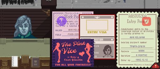 Papers, Please, Document Inspection © 3909 LLC