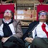 Hofer Filmtage: Heinz Badewitz und Wim Wenders testen das neue Deckenkino "Weisse Wand"