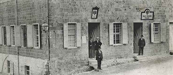 Das Kaiserliche Postamt in Beirut zu Beginn des 20. Jahrhunderts