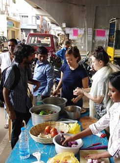 kitchen under flyover