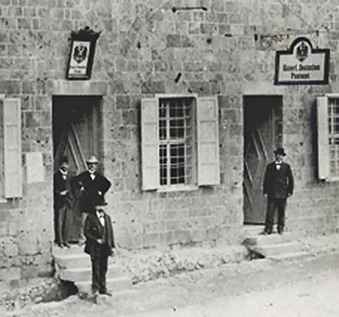 Das Kaiserliche Postamt in Beirut zu Beginn des 20. Jahrhunderts