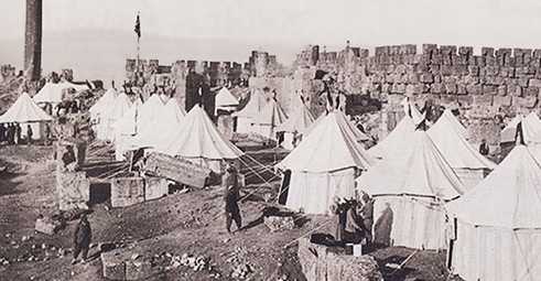 Zeltlager in Baalbek