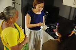 Laura - excanging recipes