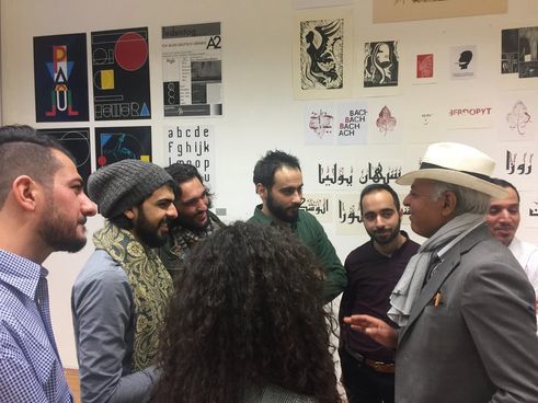 Étudiants de l’ATA avec le Prof. Rayan Abdullah | 2017 